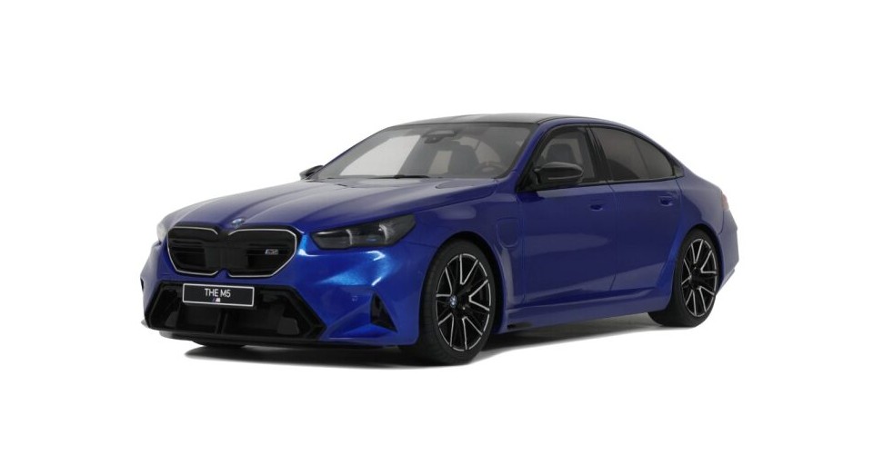 BMW M5 2024 Marina Bay Blue Metallic - 1:18